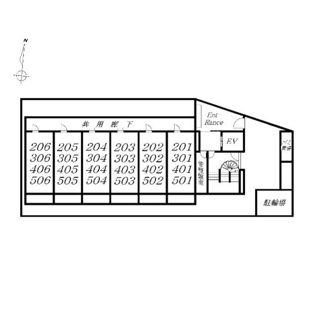アンプルール フェール K.Yuの区画図