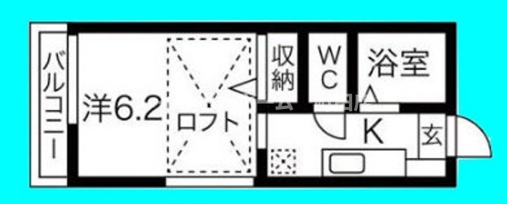 イーストフォレスト※初期費用分割後払いサービス利用可能物件の間取り