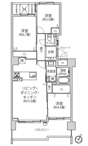 ジェイシティ中央林間の画像
