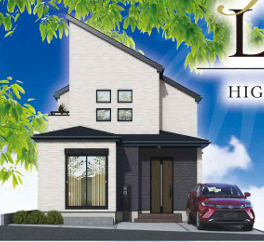 【仲介手数料無料】東村山市秋津町２０期全２棟　１号棟　新築住宅は西武ハウジングの外観パース