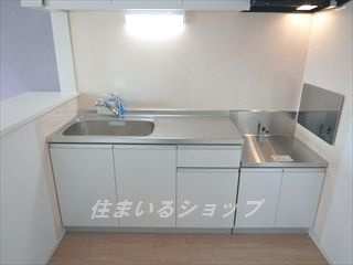ヴィオラⅡのキッチン|浄水器一体型シャワー水栓
