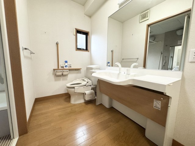 積水施工の立地良好な二世帯住宅♪軽量鉄骨造オール電化♪小山市間々田の独立洗面台|独立洗面化粧台が付いています