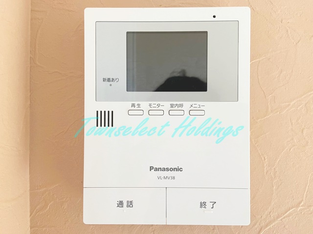 ユナイト田浦エレフォレックスのセキュリティ|モニタ付インターホンで安心♪