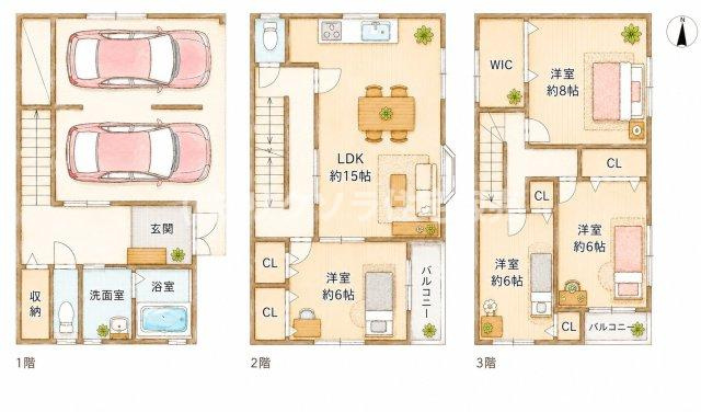 上野口町　中古一戸建ての間取り|間取り図はいかがですか？ご希望を叶える間取りですか？リビングの広さは？水回りの位置は？カウンターキッチン？など色々な情報が集約されています。弊社ではリフォームなどのご相談も承っております。