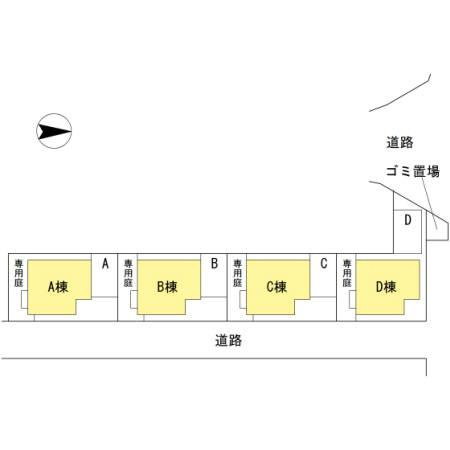 橋の内３丁目戸建の区画図