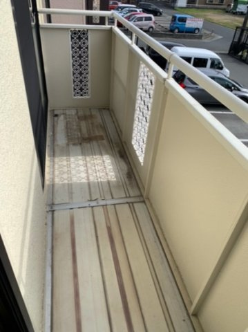 セジュール大善寺　Ｂのバルコニー