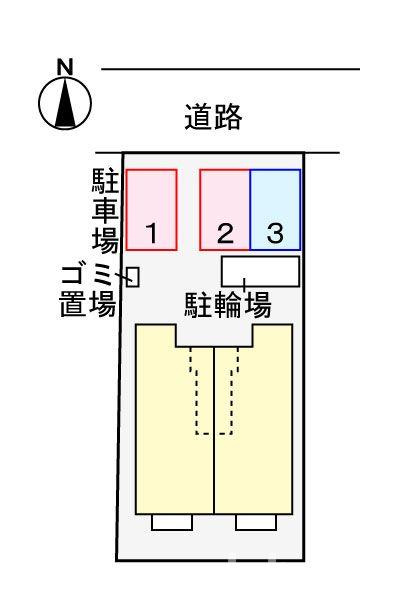 ミニヨン　サン　コートの区画図