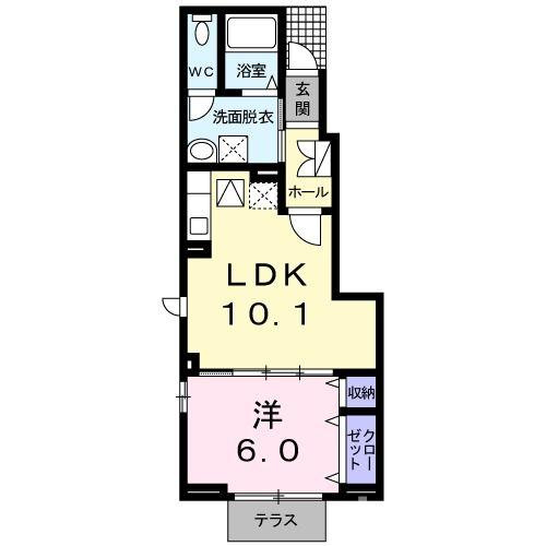 ミニヨン　サン　コートの間取り