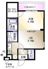 フジパレスsun eight 1の間取り|フジパレスsun eight 1　間取り