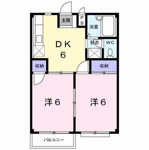 サン・フロームⅠの間取り