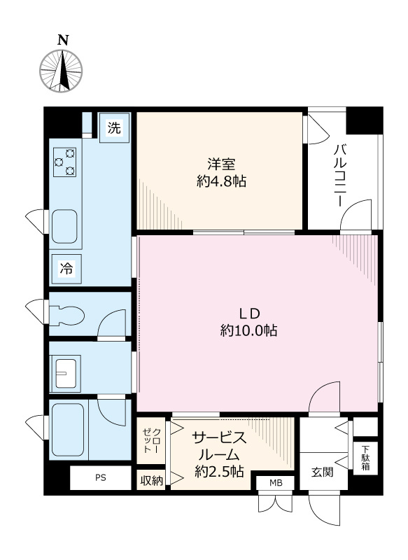 Court Hongoの間取り