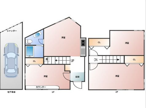 【間取り】 | 桜台２丁目戸建て