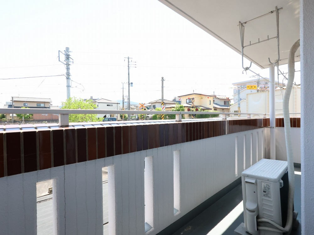 コーポ朝日のバルコニー