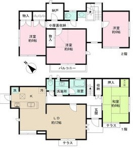 長久手市東狭間戸建の間取り