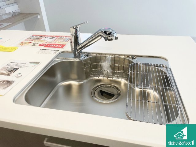 宝塚市高司　第1期　新築一戸建ての設備|広々としたシンクで食器洗いも楽々！