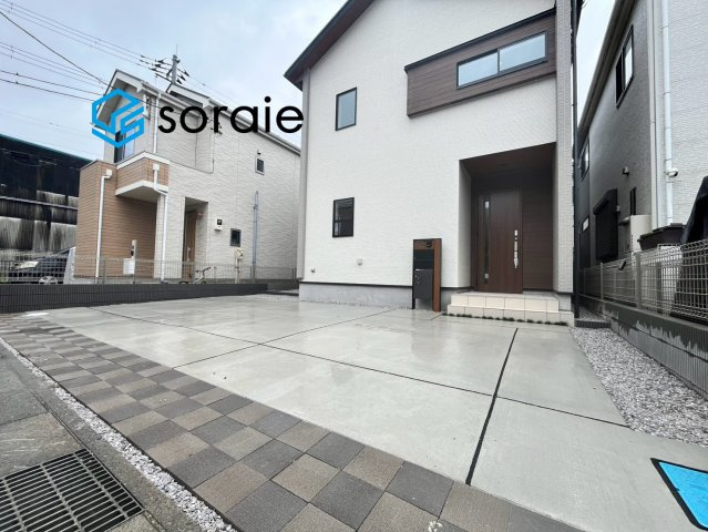川越市大塚新町全1棟　新築戸建の駐車場|9/26　撮影