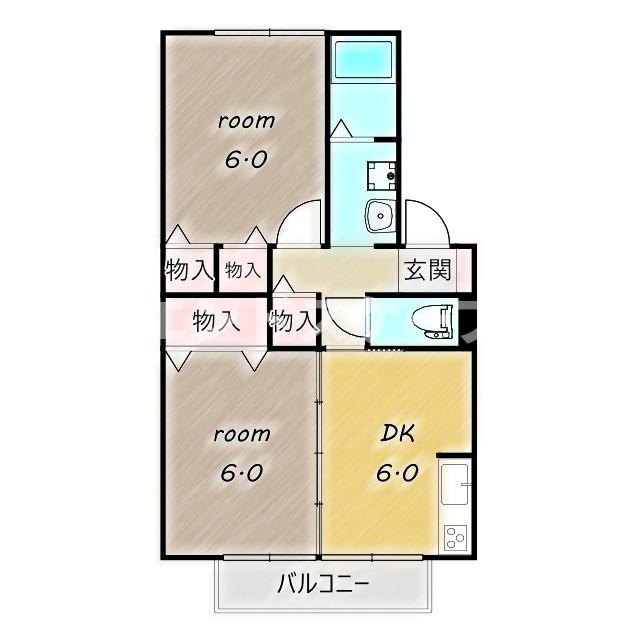 セジュールフジの間取り|高崎、前橋のお部屋探しはエンドスケープまで！お客様の理想お聞かせ下さい♪