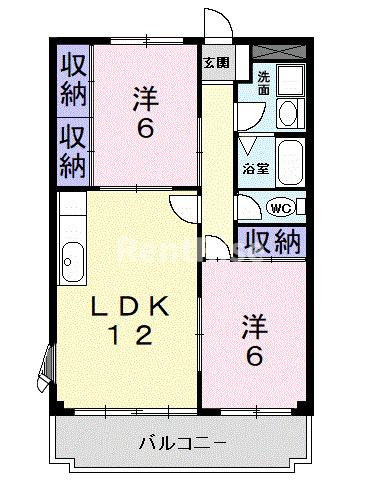 エステート豊の間取り|間取図