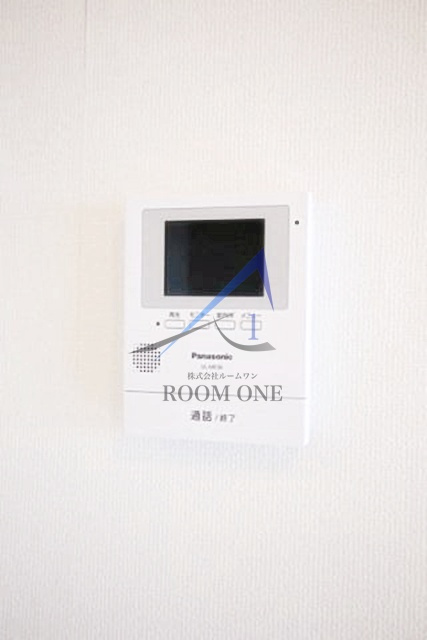メゾン千代田のセキュリティ|モニター付きインターホンです。