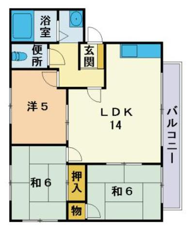 リベラル新宮の間取り
