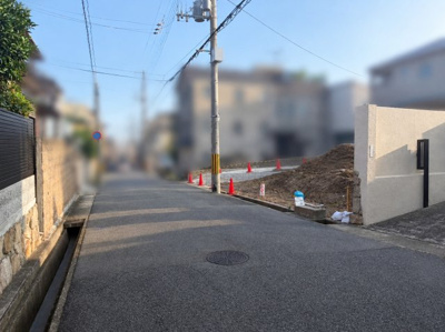 【前面道路含む現地写真】 | 灘区楠丘町6丁目　売地
