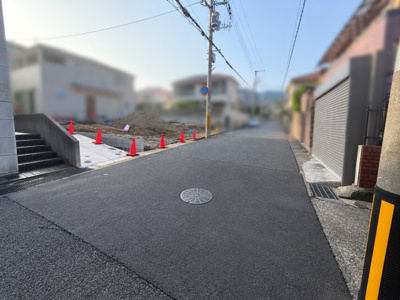 【前面道路含む現地写真】 | 灘区楠丘町6丁目　売地