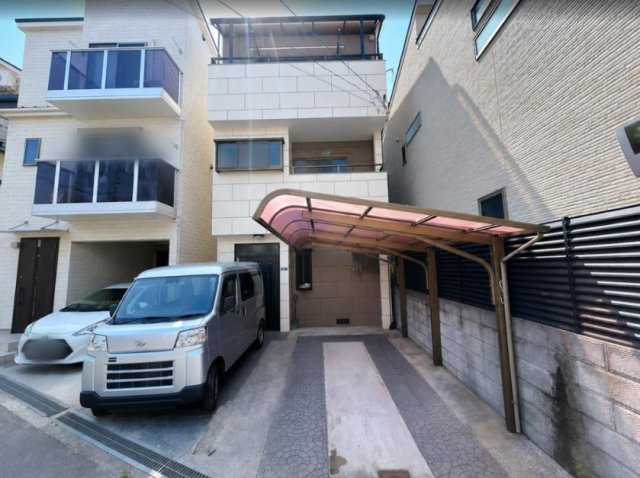 【外観】 | 東住吉区田辺5丁目 | 【駅近！最寄駅徒歩2分！駐車2台可能！鉄骨造☆3WAYアクセス可能です♪】ローン返済目安：月々約108428円（頭金0円、変動金利0.875％、返済期間40年、ボーナス払い無しで試算しています）