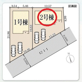 【区画図】 | リーブルガーデン舞鶴市公文名 | 区画図