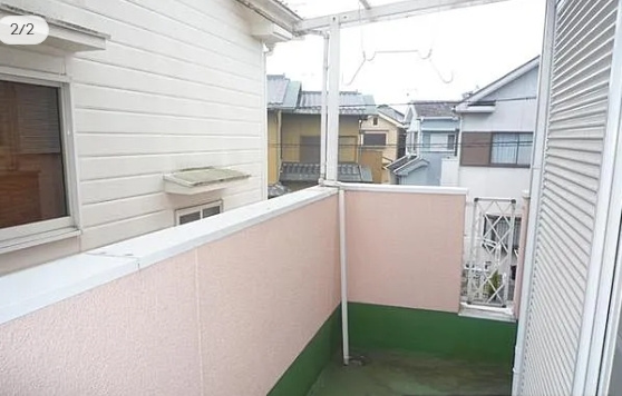 岩出市岡田のバルコニー