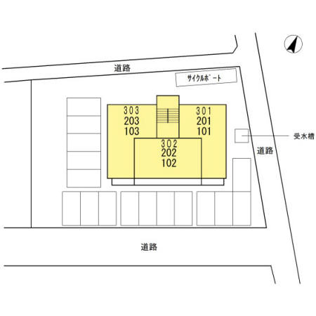 シャトレーの区画図