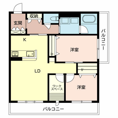 シャーメゾン小柳の間取り