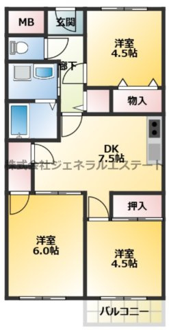 【間取り】 | ”ウエストプラザ”