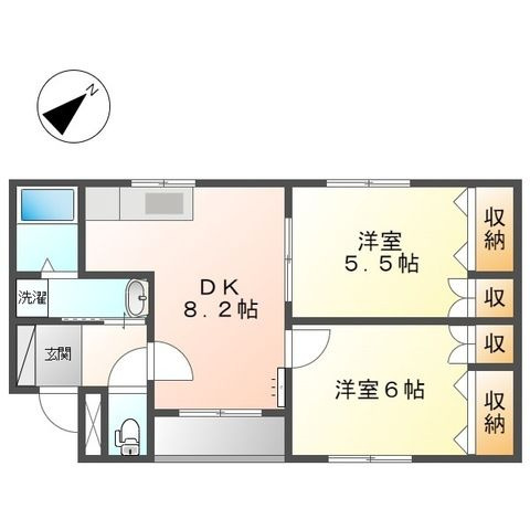 ロイヤルハイツ藤田の間取り