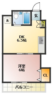【間取り】 | 第二若木コーポ