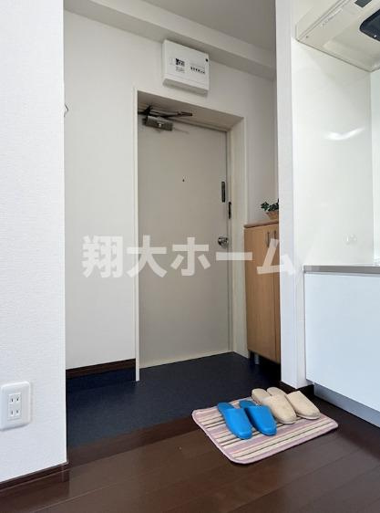 ときわマンションの玄関