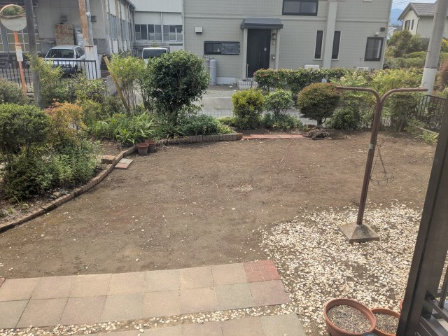 中古戸建　吉井町吉井の庭