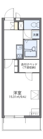 レオパレスルーチェ４の間取り