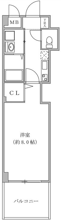 フォレスト梅田西の間取り