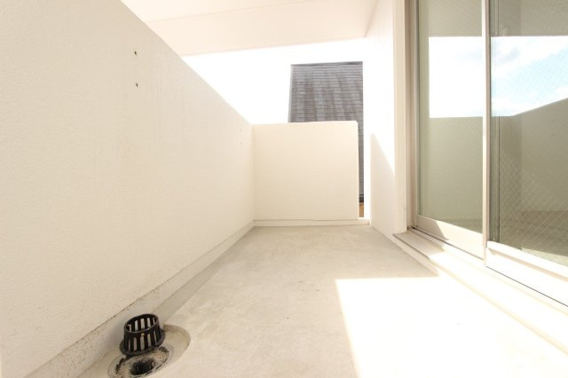 熊本市中央区新屋敷１丁目の賃貸マンションのバルコニー