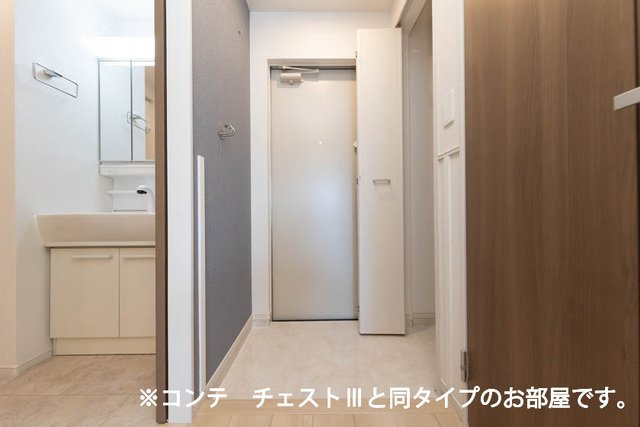 ユニゾン　アザレアⅡの玄関|落ち着いた玄関です