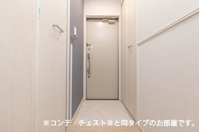 ユニゾン　アザレアⅡの玄関|シンプルで使いやすい玄関です
