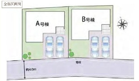 船橋市東船橋5丁目1238番の区画図