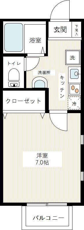 キャメル西川口の間取り