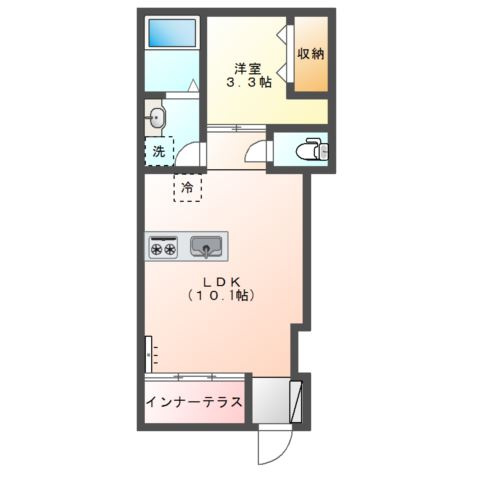 【間取り】 | アルデュール　ロゼ　（Ardeur Rose）