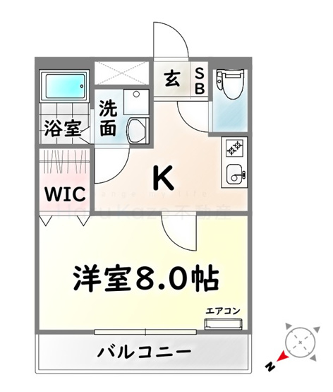 【間取り】 | CENT FORCE YOBITSUGI 南棟【名古屋市賃貸・ネット無料】
