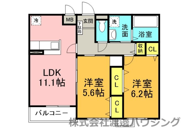 パークサイド・フィオーレの間取り