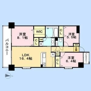 CRESTY藤崎の間取り