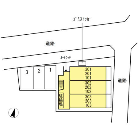 ハイムベルニナの区画図