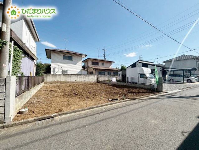 野田市山崎11期　新築戸建　1号棟の前面道路含む現地写真|接道：北西4.0ｍ私道