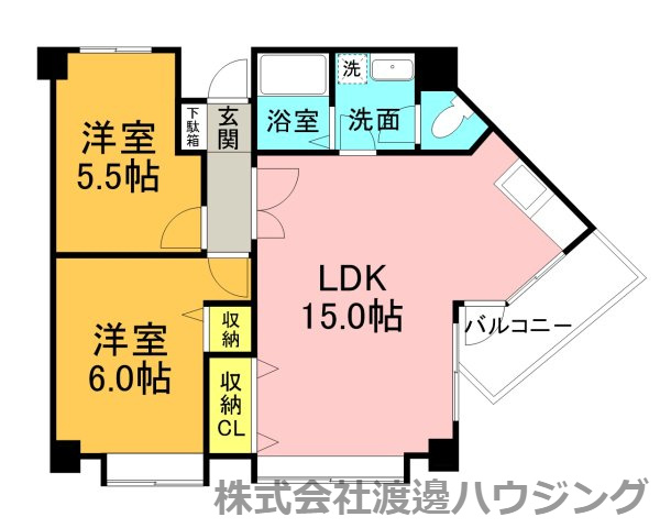 ハイツサンロイヤルの間取り